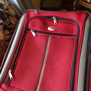 Two Swiss suitcases